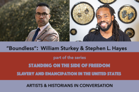 Flyer for event Boundless photo of William Sturkey and Stephen Hayes